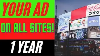 Your Ad in Rotation on All Pages of All Our Sites For An Entire Year!