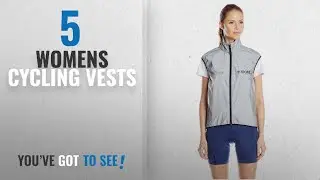 Top 10 Womens Cycling Vests [2018]: Proviz Women's Reflect 360 Cycling Gilet - Silver, Size 10
