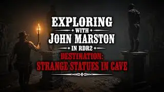Exploring with John Marston in RDR2 | Destination: Strange Statues in Cave