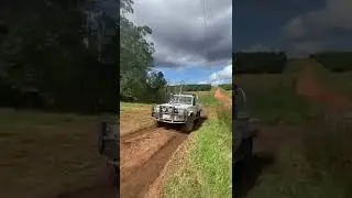 V8 Landcruiser 79 series screaming at Glassy