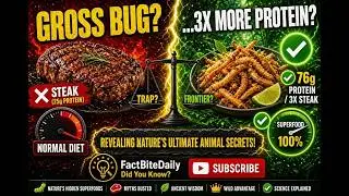 More Protein Than Beef & Taste Like Chicken-Flavored Chips! 🐛🔥