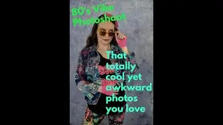 80's trendy photoshoot style l awkward photoshoot