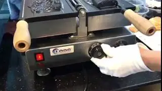 Making Ice Cream Taiyaki - Japanese Fish Waffle Cone
