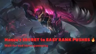 Hanzo's SECRET to EASY RANK PUSHES 🔥 Wait for end three gameplay #hanzo 