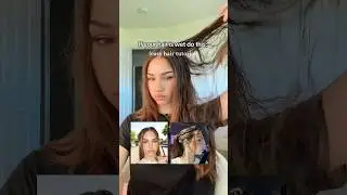 If you&rsquo;re too lazy to dry your hair. YOU NEED THIS WET HAIR TUTORIAL 👀!! #hairstyles #wethair ￼