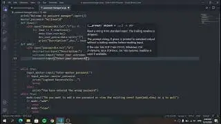 Creating a Password Manager in Python | Python Mini Projects | TeamOdyssey