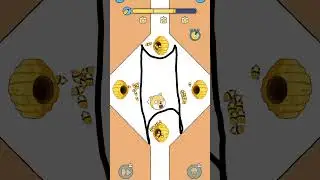 #save the doge DOGE🐕 rescue from BEES🐝 😅 | #dogerescue #savethedoge #shorts