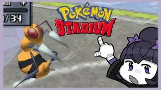 【 POKEMON STADIUM 】freaky beedrill string shooting rope all over