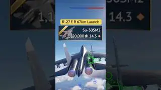 Су-30см2 Р-27ЭР 67км БВР WarThunder Новое обновление #warthunder