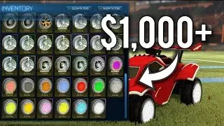 BIGGEST ROCKET LEAGUE INVENTORY! WORTH OVER 1000 KEYS!