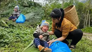 A kind single mother rescued a poor, adorable baby boy who had been abandoned in a desolate place.