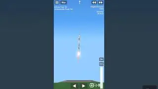 Ares 1 Rocket Launch Escape System Test In Space Flight Simulator (No BP Editing)