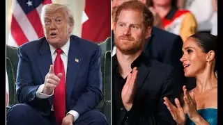 Donald Trump appears to take swipe at Meghan Markle and Prince Harry during his visit to the UK