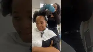 Bye Afro! I relaxed my hair✌🏾