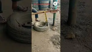 Manual Tire Changer handmade Part-1 : टायर खोलने और फिट करणे का  देसी जुगाड #viralvideo #Short
