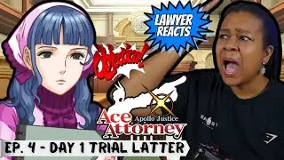 Turnabout Succession Ep 4 Day 1 Trial Latter - Apollo Justice: Ace Attorney | Real Lawyer Reacts