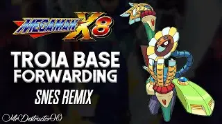 Mega Man X8 SNES Remix - 09 Troia Base ~ Forwarding (Optic Sunflower Stage 2)