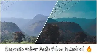 Cinematic Colour Grading In Android | Cinematic Color Grade On Android | VSCO ✔