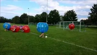 Pearlball, bubble soccer beim Kindergeburtstag in Pegau