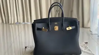 BIRKIN 35 TOGO NOIR GHW - MW FASHION TALKY