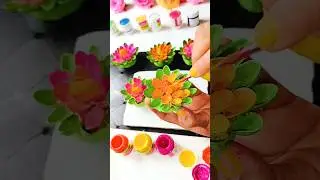 Floating Lotus From Waste Pista Shell 😍😱 #craft #ideas #pistashell #lotus #diy #bestoutofwaste