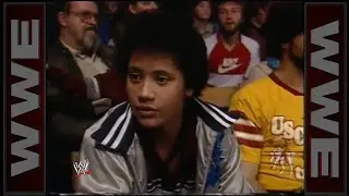 WWE Rock unseen childhood watching his father wrestling match video