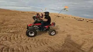 First ride in Glamis sand Dunes( camera died and end)