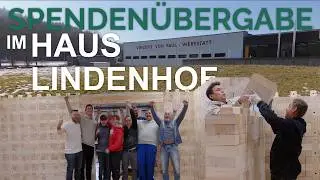 Spenden&uuml;bergabe bei der Stiftung Haus Lindenhof