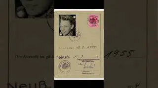 Vintage Passport Collector: German children passport 1954