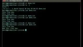 Vi Editor How to create a file