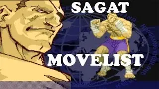 Street Fighter Alpha 3 - Sagat Move List