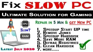 How to Speed Up Slow PC | Ultimate Solution to Make your Slow PC faster | #PC