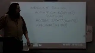 Module 1, Lecture 1: The Origins of Sociology (Part 1)