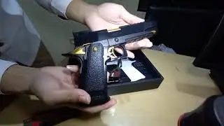 Unboxing Tokyo Marui TM Hi-Capa 5.1 Gold Match