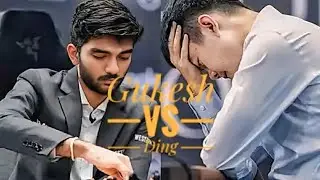 Gukesh VS Ding...Last final game.. Gukesh won the match and he is become a world champion 🏆🏆🏆