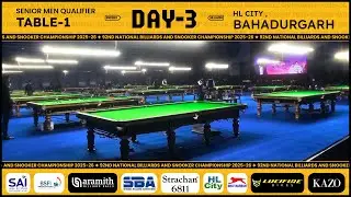 VARUN V. VS TATHYA SACHDEV || TABLE-1 || 92nd SBA National Billiards & Snooker Championship 2025&ndash;26