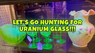 Let's Go Hunting for Uranium Glass at the Zionsville Antique Mall!!! 💚🔦