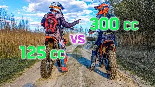 KTM 125 XC-W vs KTM 300 EXC