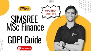 SIMSREE MSc Finance Interview Prep Guide!