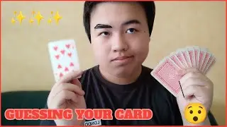 ASMR - GUESSING YOUR CARD (CARD TRICK) | RuiXi ASMR | #asmr