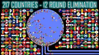 217 Countries - 12 Round Marble Eliminations | WORLD MARBLE RACE #94