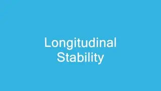09 Learn To Fly | Straight & Level | What Is Longitudinal Stability?