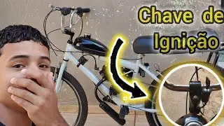 como colocar chave de ignição na motorizada