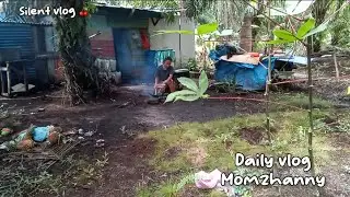 Тихий видеоблог 🍒 Мои занятия дома: приготовление банановых чипсов, празднование Рождества с деть...