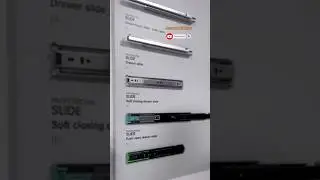 Soft Close Drawer Slide vs Normal Slide 😱 | Must Watch! #shortvideo
