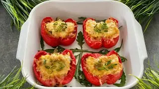 Секрет вкуса: фаршированные перцы с курицей, грибами и рисом – волшебство на вашей тарелке! #32