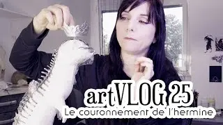 Technique du metal repouss&eacute; pour faire une couronne en aluminium [Art Vlog 25]