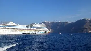 Ein Tag in Santorin mit AIDAblu am 3.November 2018