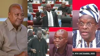 President Mahama No 3RD Term😳Chaos in Ghana's Parliament: NPP MPs Block Mahama Ayariga From Speaking