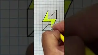 Cool art with neon colored pencils #SHORTS
